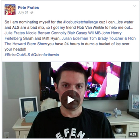Peter Frates ignited the ALS Ice Bucket Challenge