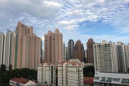 A bird's eye view of River Vally neighbourhood