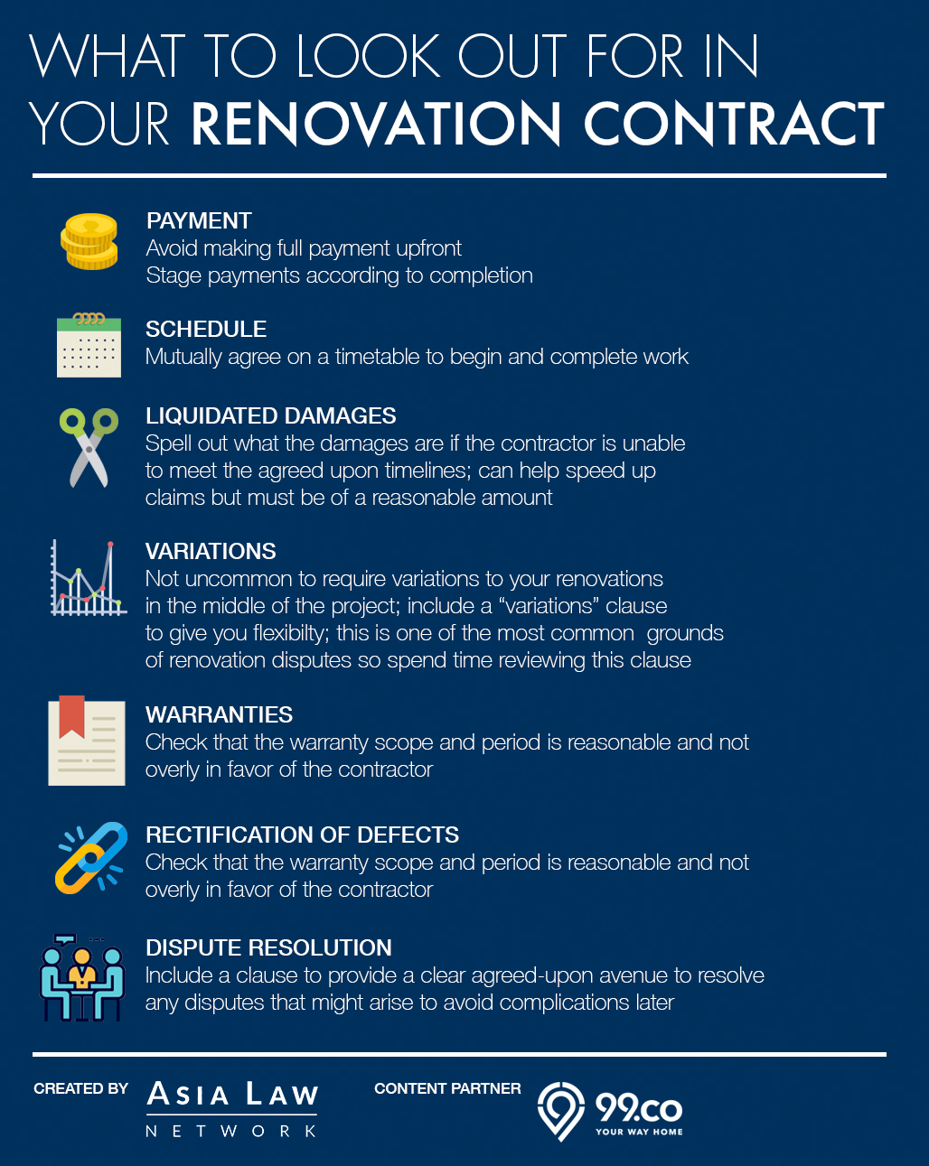 ask the 99 co expert renovation disputes avoiding resolving contract renovation