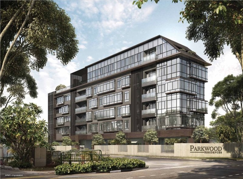 Facade of Parkwood Residences