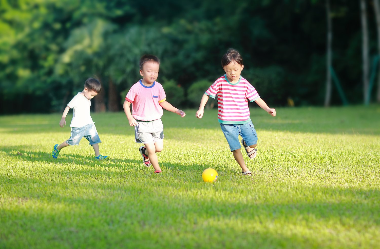 children playing together