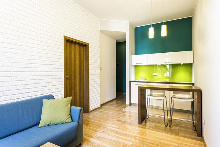 Shoebox Condo Unit Kitchenette