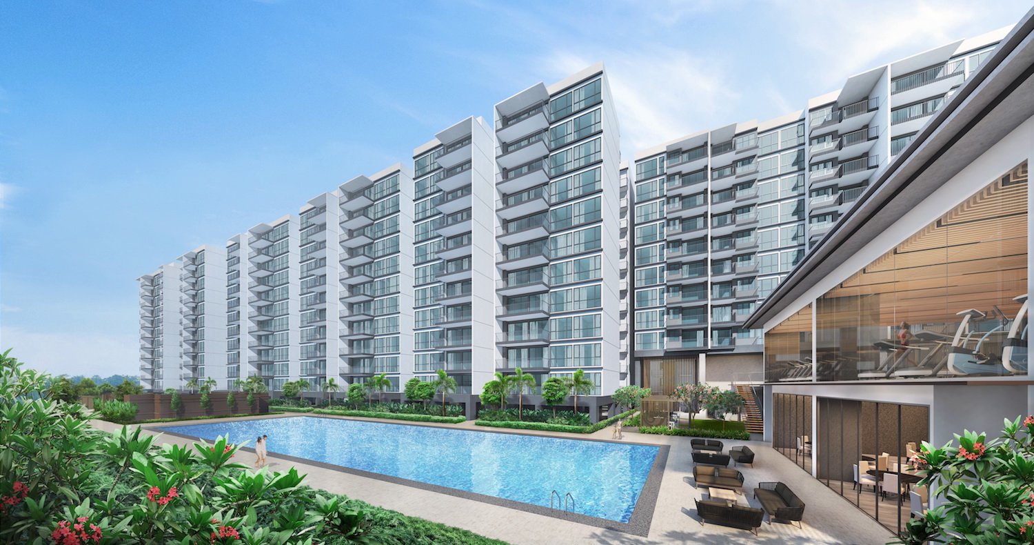 50m-lap pool and clubhouse at treasure at tampines