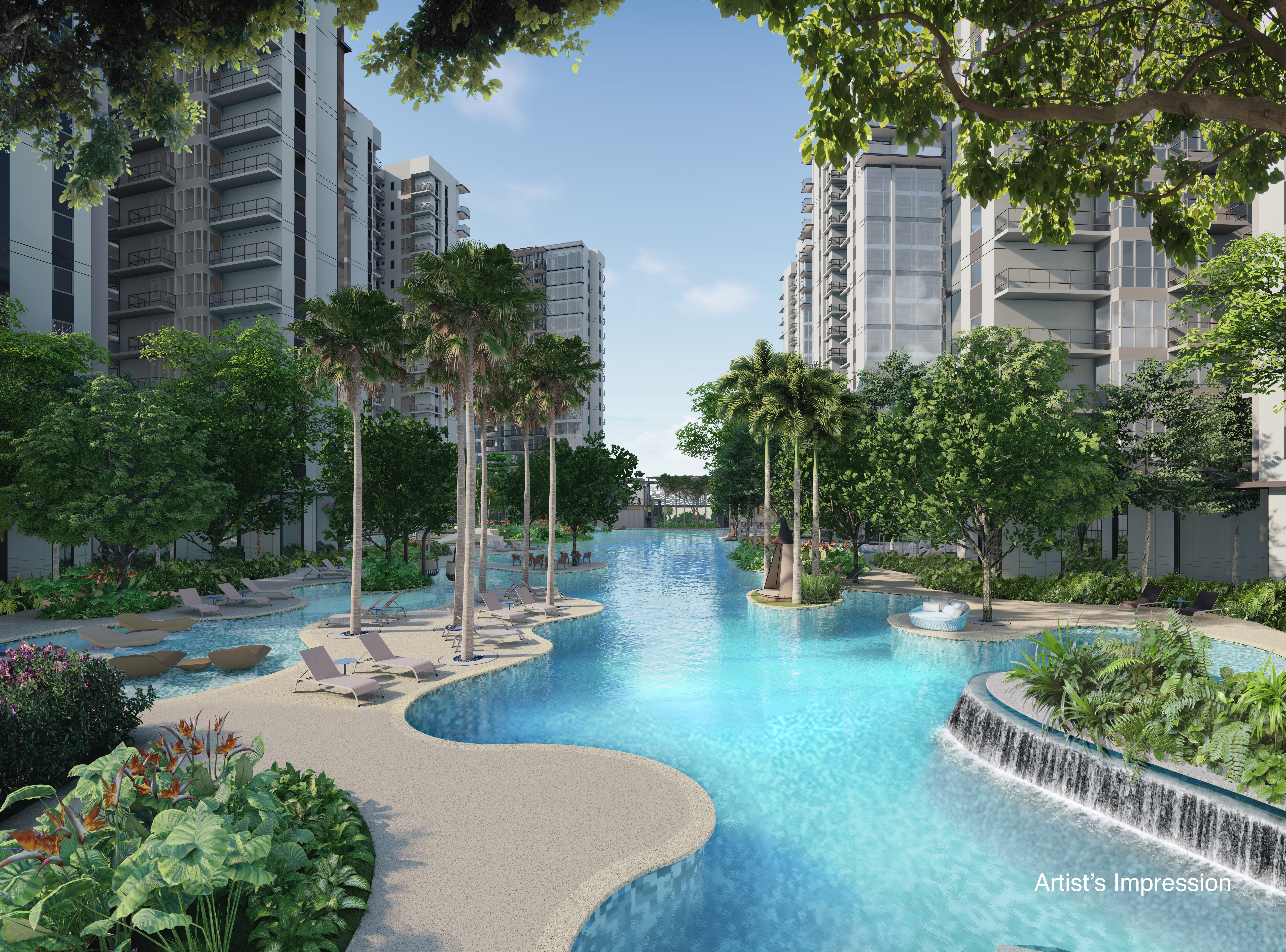 Biophilia landscape at The Florence Residences