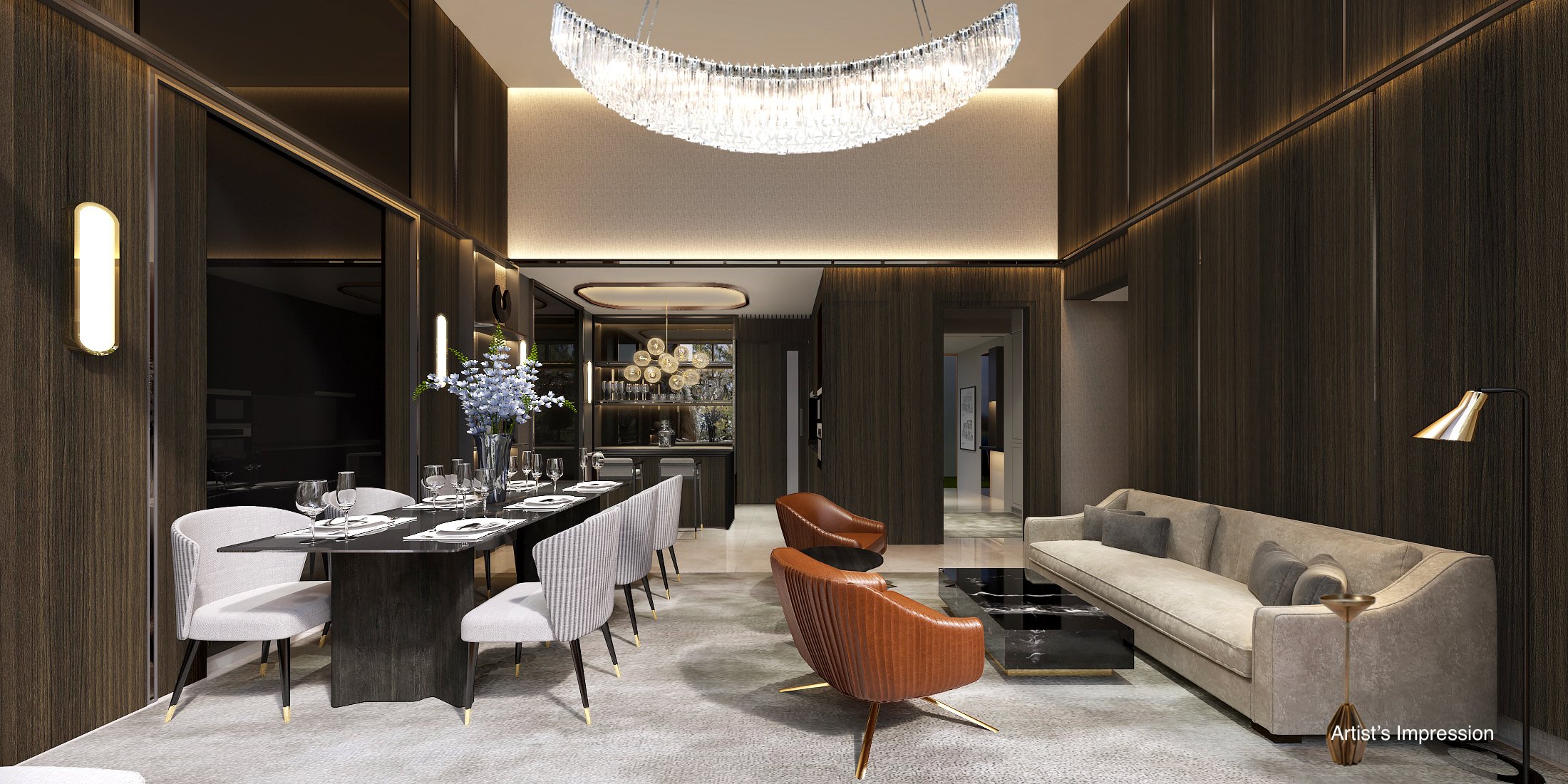 Artist's impression of the florence residences