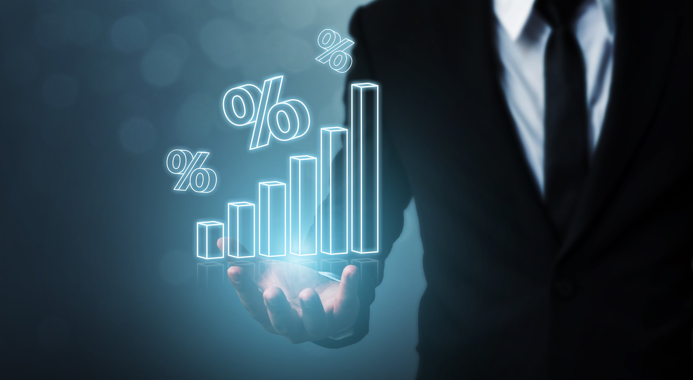 Man wholding interest rates