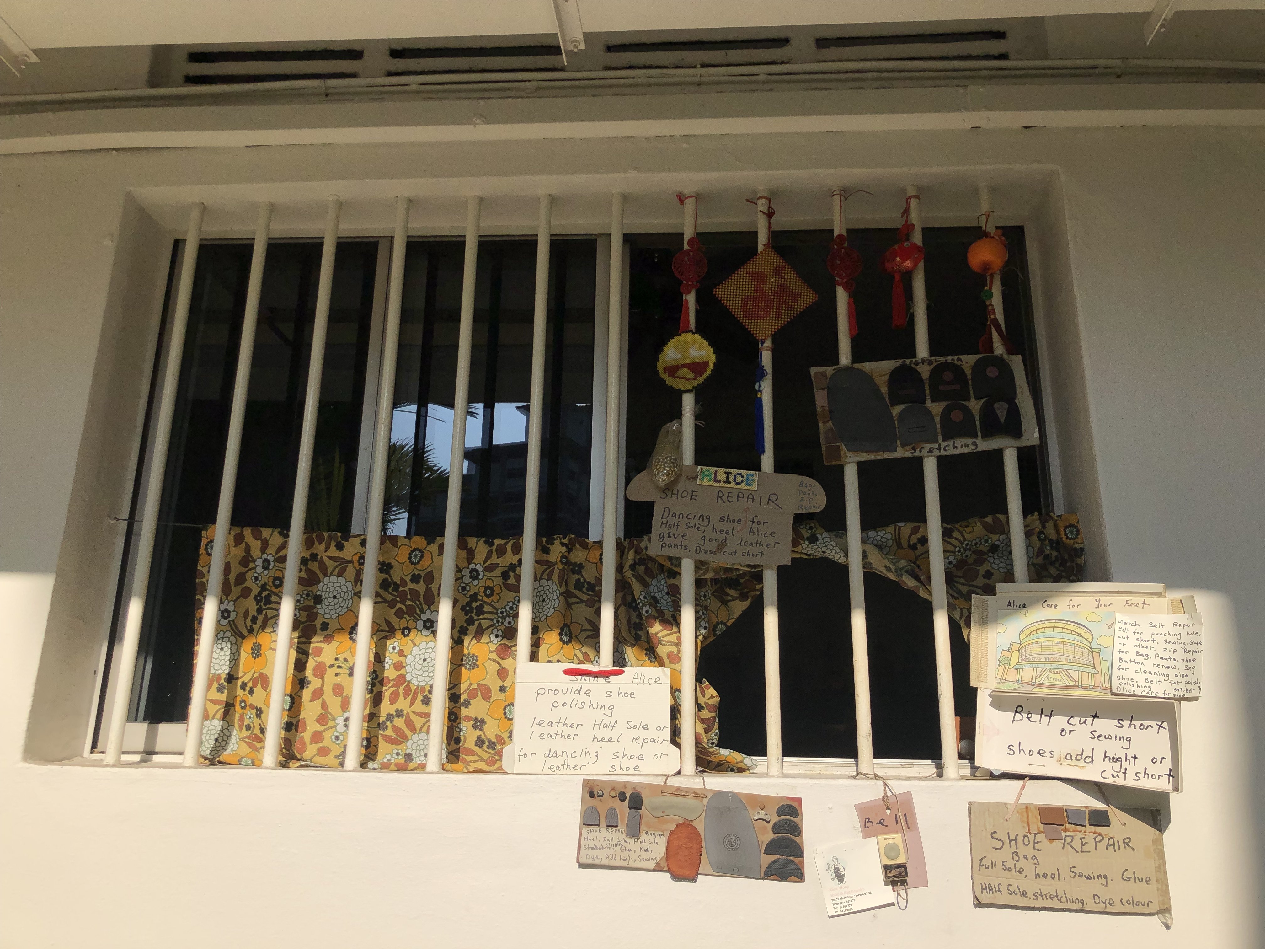 Tiong Bahru Neighbourhood Shoe Repair