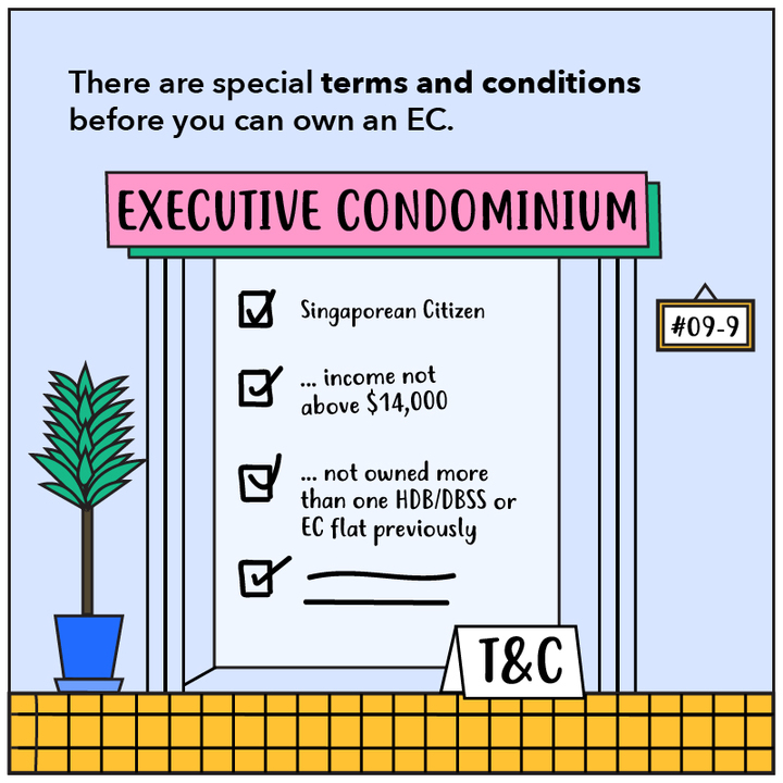 buying private property while owning hdb