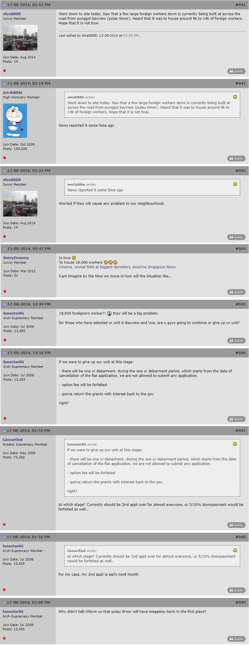 punggol bayview forum hardwarezone short