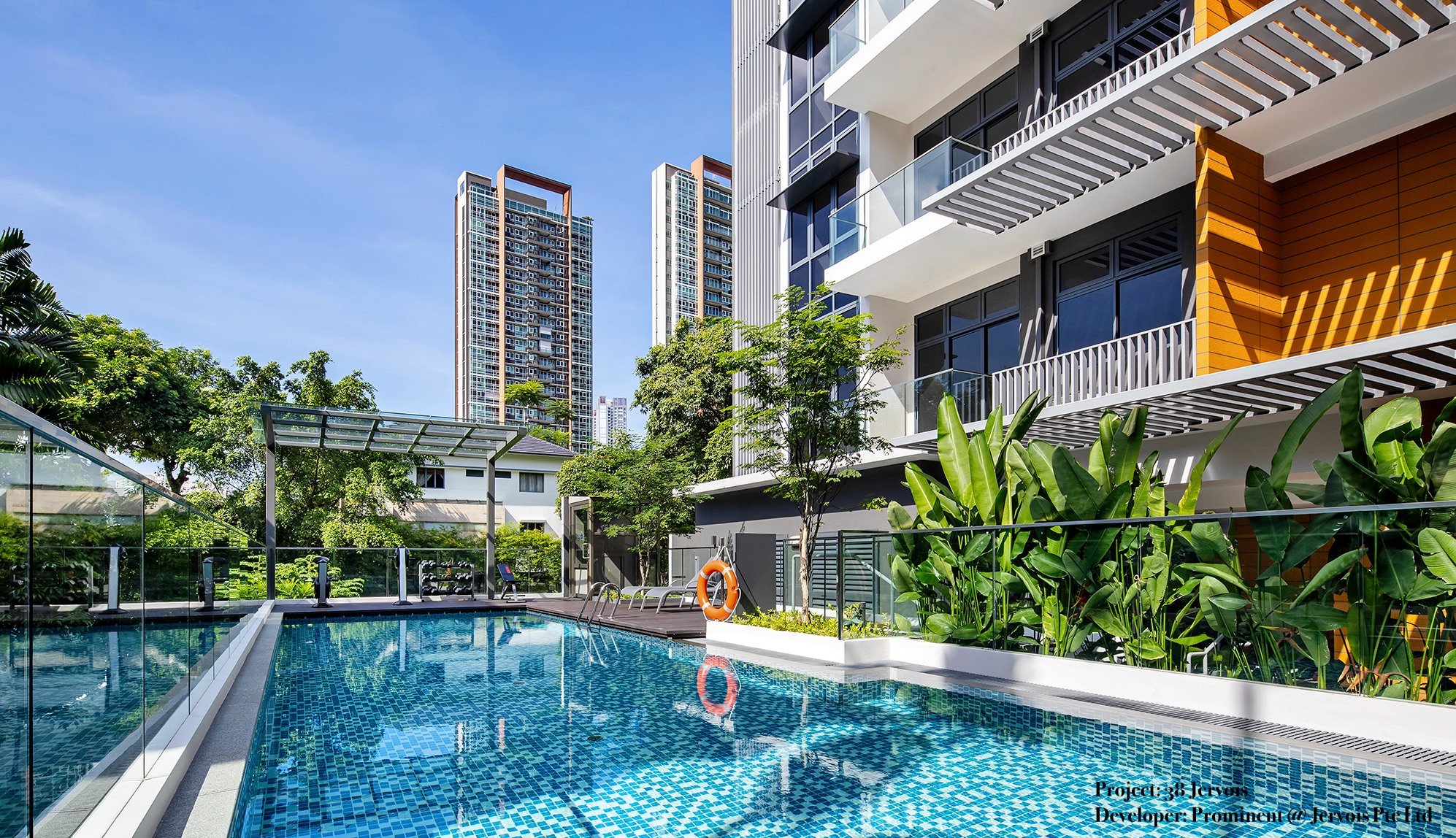 38 jervois condo pool