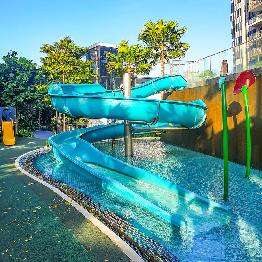 high park residences water slide