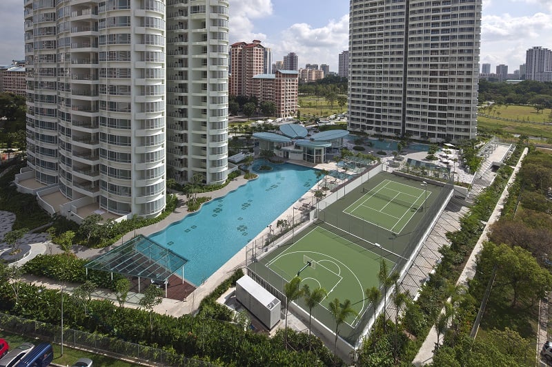 clover by the park condo pool view bishan hdb flat