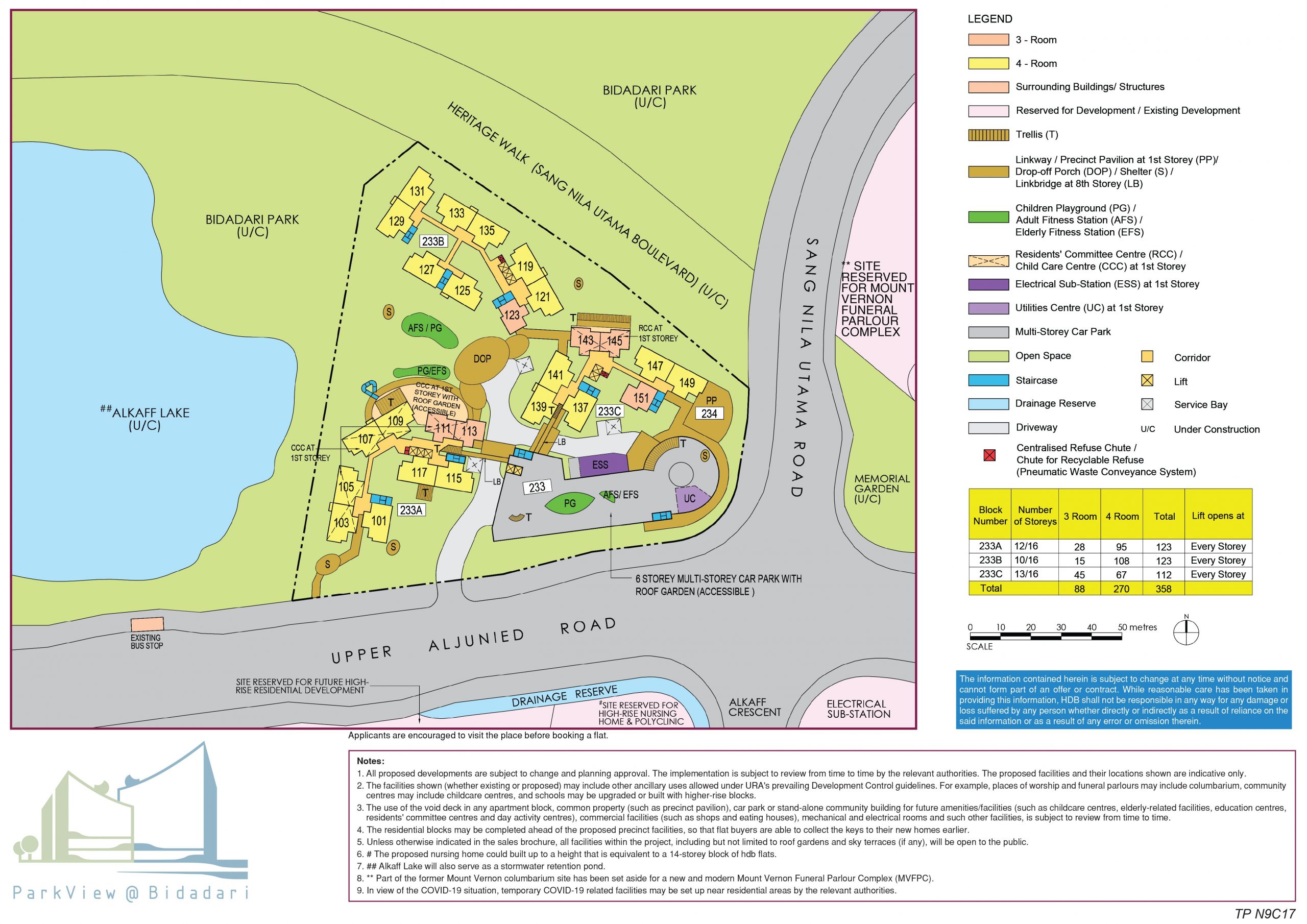 parkview at bidadari bto site plan