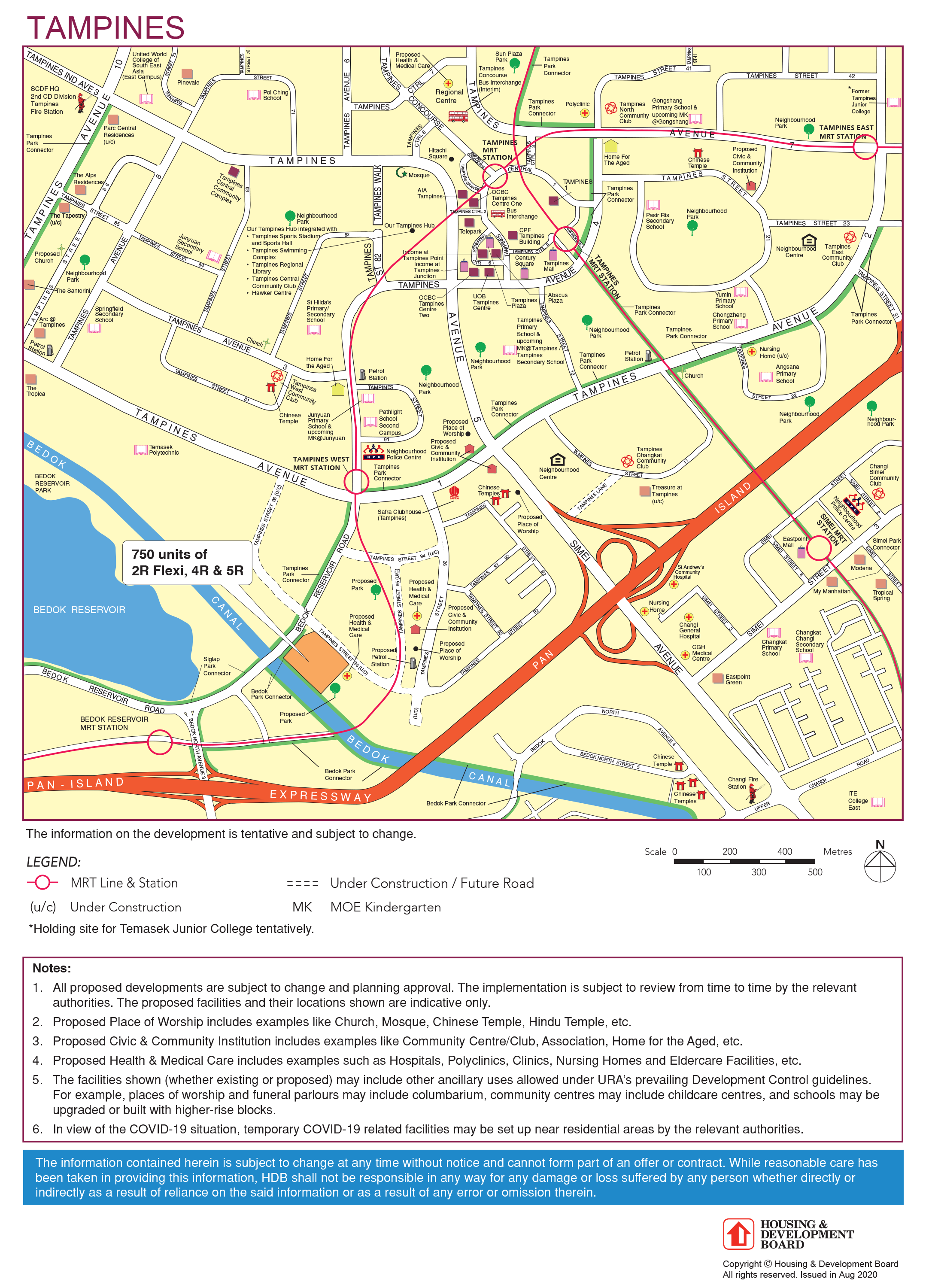 hdb nov 2020 tampines bto map