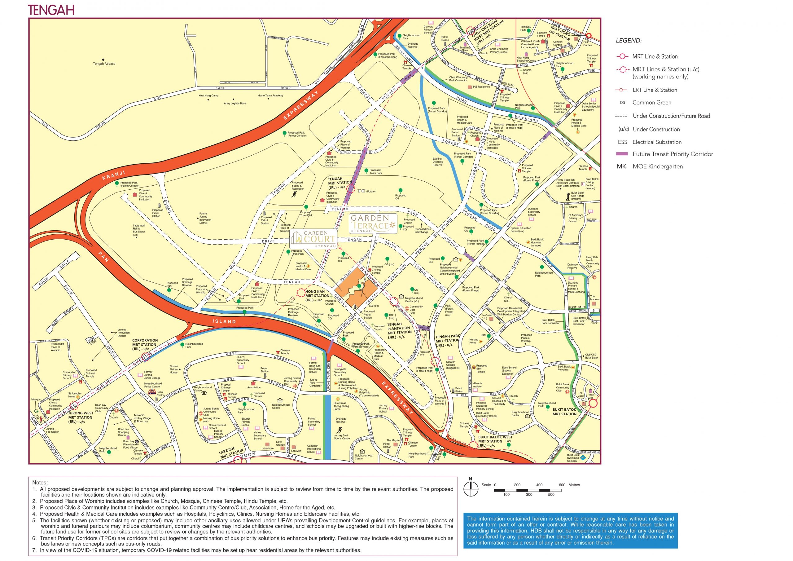 tengah garden court terrace bto map