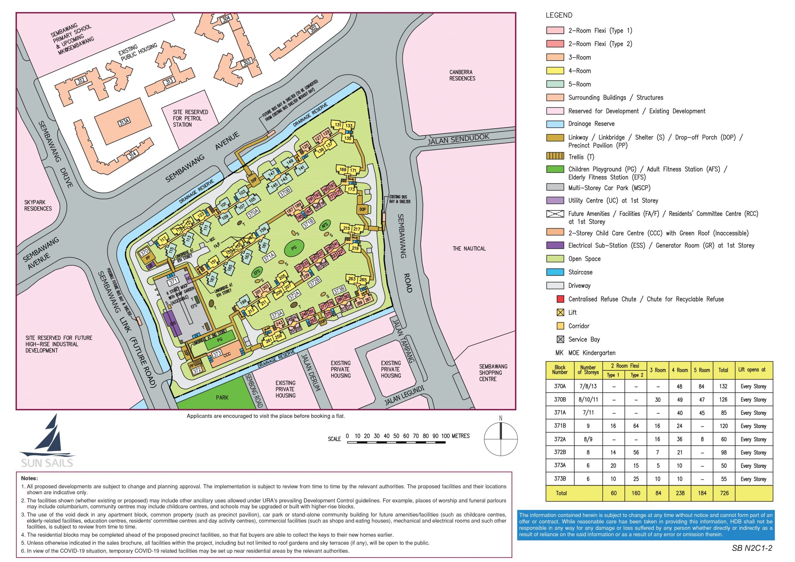 sembawang sun sails bto site plan