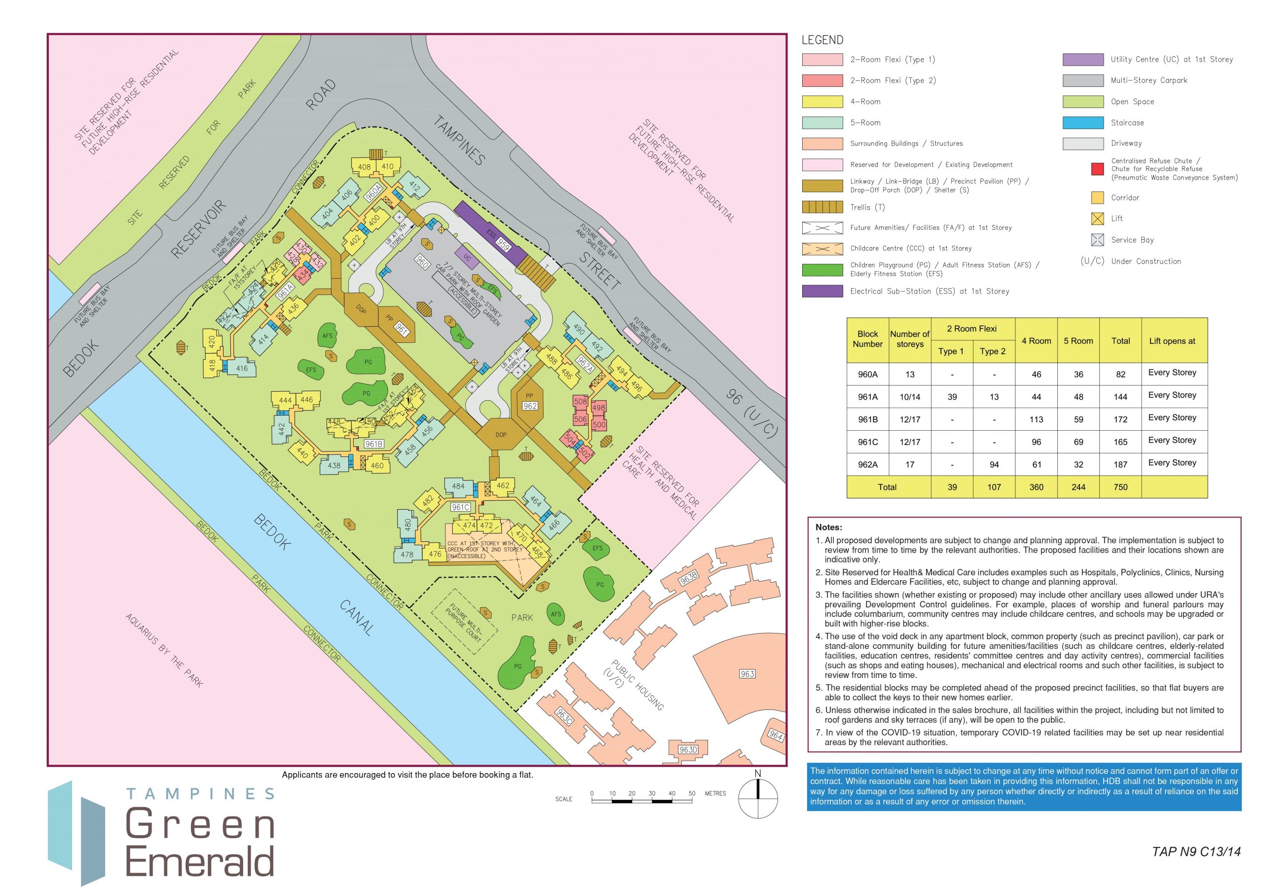 tampines greenemerald bto site plan