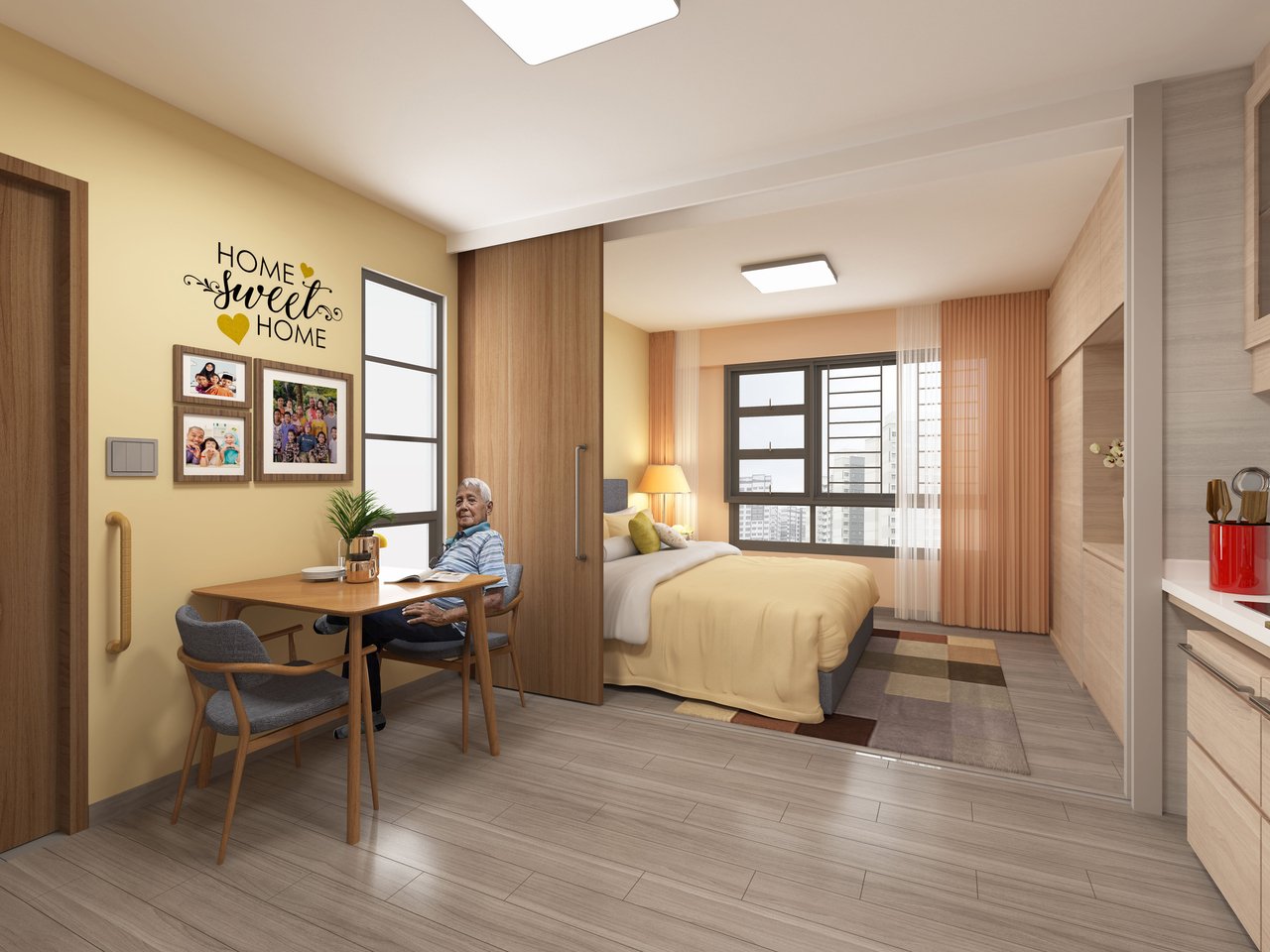 hdb community care apartment interior