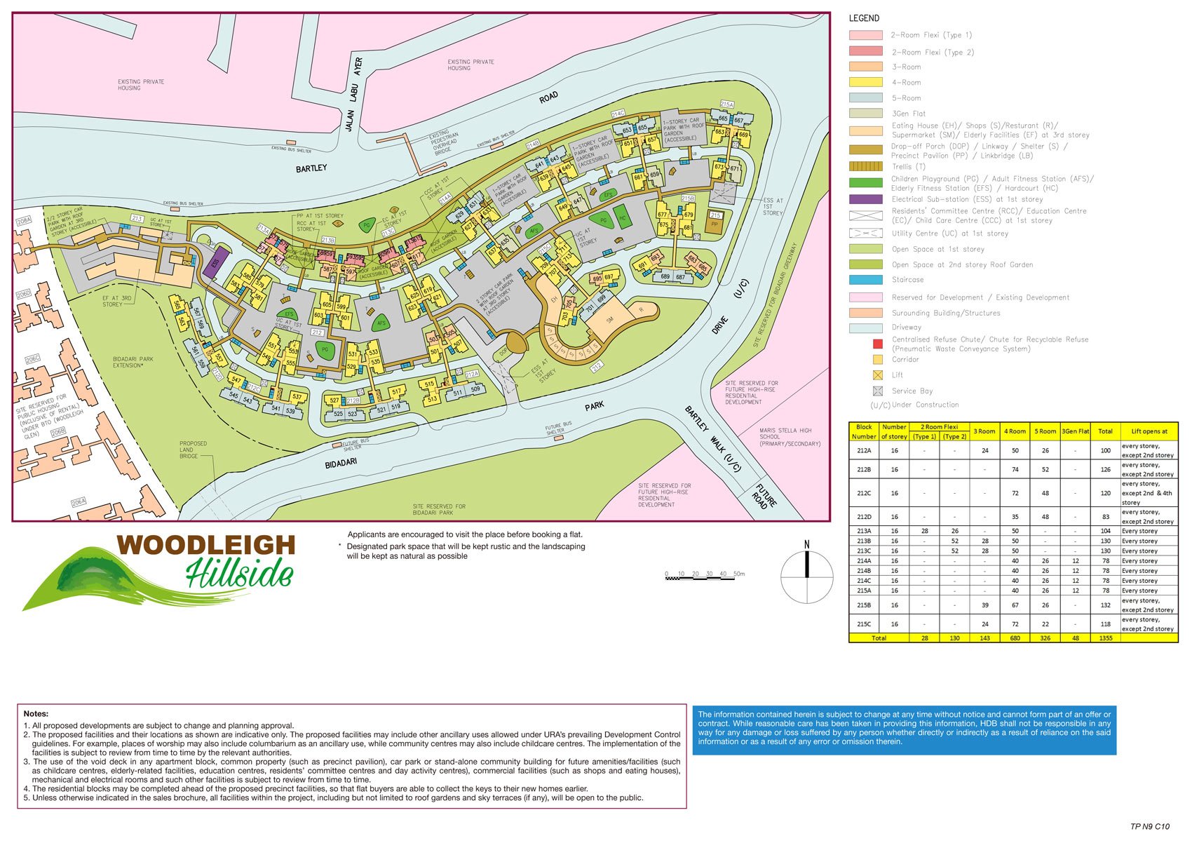 woodleigh hillside site plan