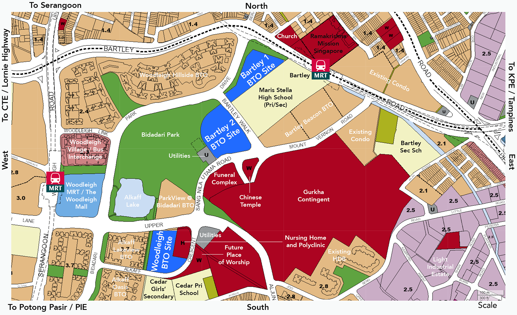 ura master plan hdb bidadari feb 2021 bto map