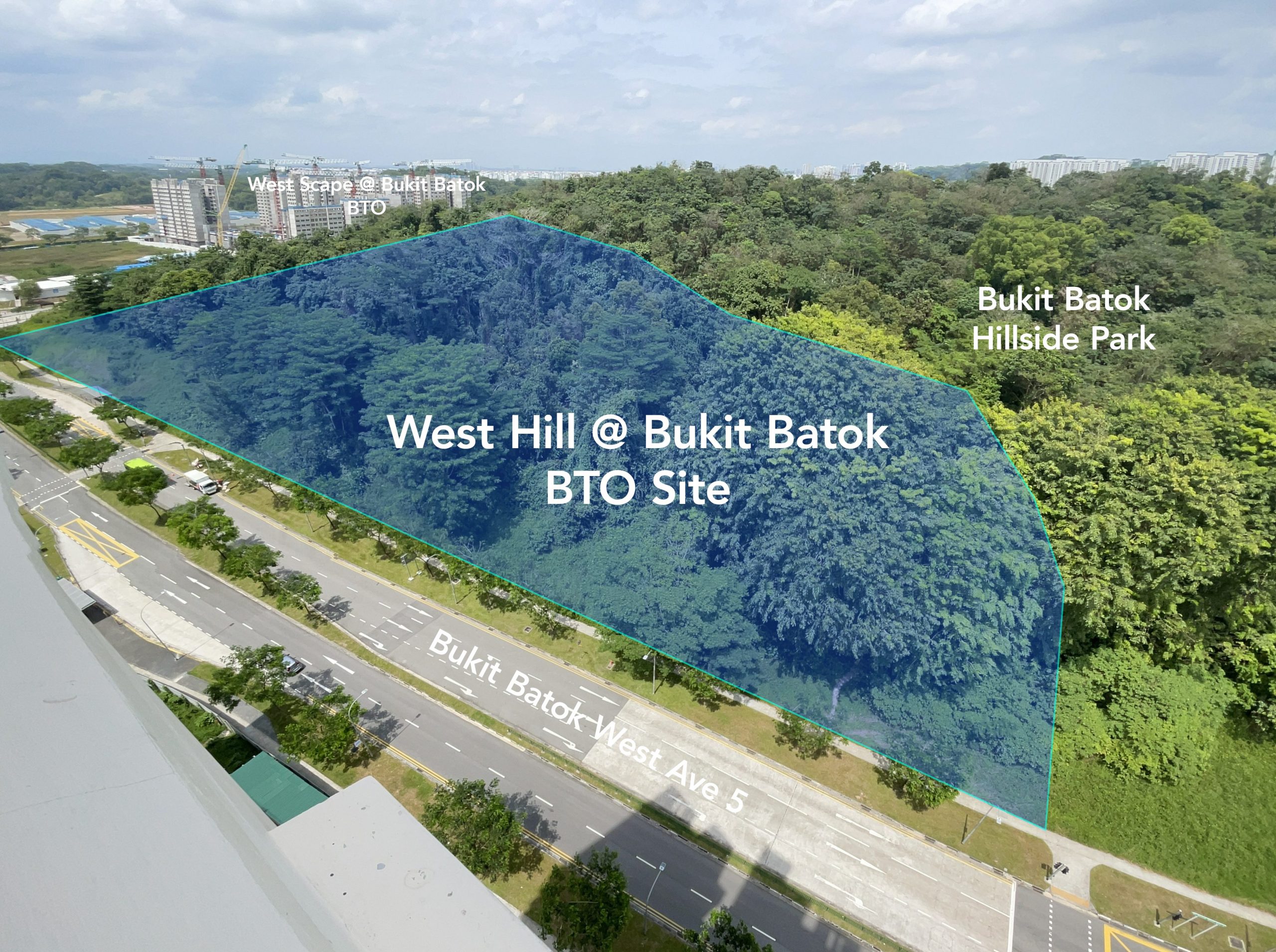 west hill bukit batok bto site