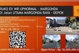 Jual Ruko Jl. Margonda Raya Depok Jawa Barat