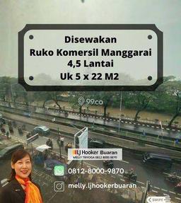 Ruko Komersil Manggarai , Tebet Jakarta Selatan