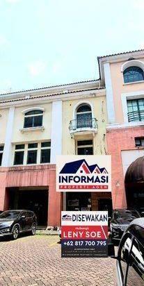 Ruko Puri Sentra Niaga min sewa 2 th, depan Mal Puri Jakbar