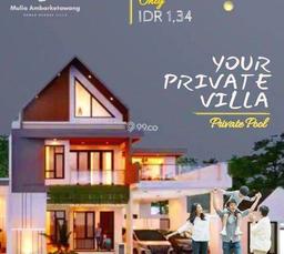 Rumah 2 Lantai Dalam Perumahan Include Private Pool