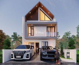 Rumah 2 Lantai Dalam Cluster Model Scandinavian di Sleman