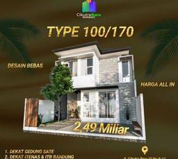 Rumah 2 Lantai Baru Unfurnished SHM Strategis Dekat Universtas