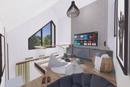Rumah Modern Dengan Mezzanine Dekat Kampus Umy Scurity 24 Jam