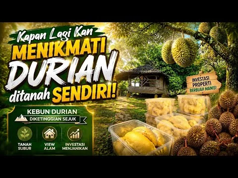 Jual Tanah Perkebunan Durian dan Manggis Cocok untuk dijadikan Tempat Wisata Jual Tanah Perkebunan Durian dan Manggis Cocok untuk dijadikan Tempat Wisata