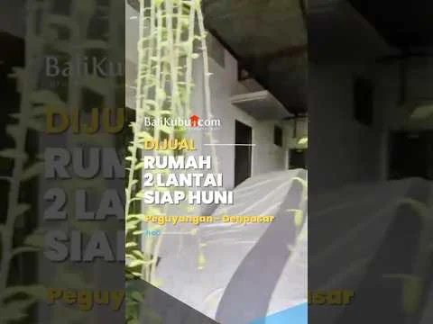 Ams-056.Edy 🏡 Jual Rumah 2 Lantai Siap Huni di Perumahan Kopertis – Gutiswa Cekomaria, Peguyangan Kangin Denpasar Utara