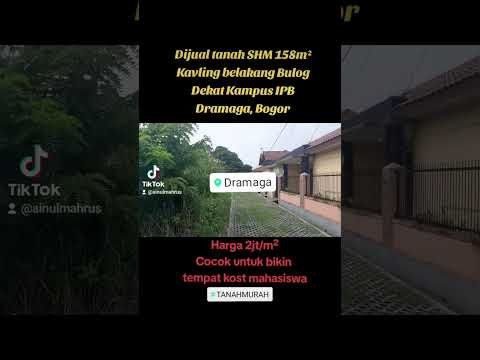 Kavling SHM 158 m2 dekat Kampus IPB Dramaga 