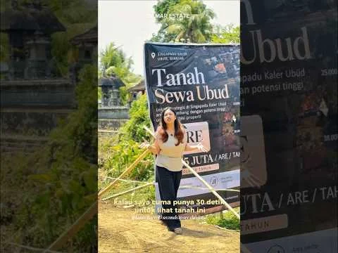 DIJUAL TANAH KAVLING DI UBUD, GIANYAR, BALI!