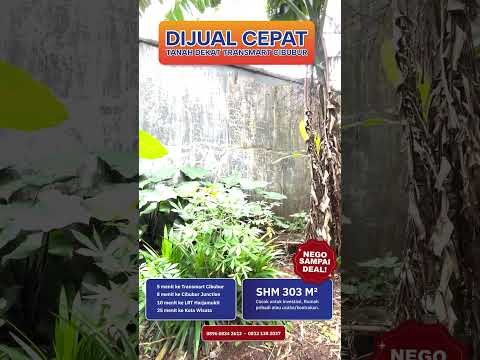 DIJUAL CEPAT: TANAH DEKAT TRANSMART CIBUBUR