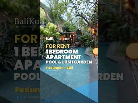 AMR-099.ED.RR 🌿 Monthly Rent Apartment with Beautiful Tropical Garden in South Denpasar