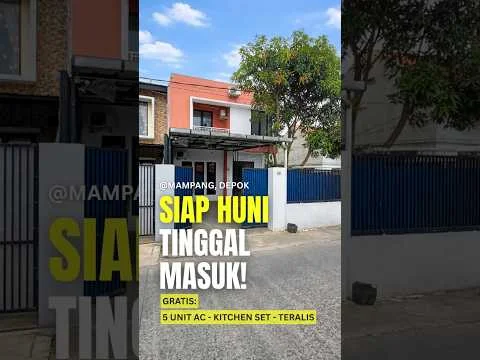 2 Lantai Semi Furnished Siap Huni, Mampang, Depok