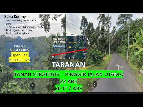 TANAH STRATEGIS 22 ARE DI TABANAN TANAH STRATEGIS 22 ARE DI TABANAN