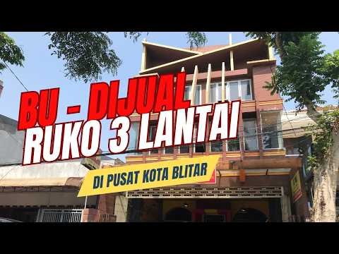 BU Di Jual Ruko 3 Lantai  di Pusat Kota Blitar