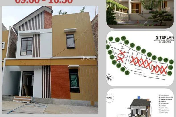 Rumah 2 Lantai Ala Jepang Bonus Kolam Renang Midoriyama Reside