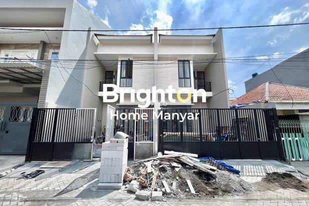 NEW !! Manyar Tirtoasri, 2 Lantai, Minimalis, Row Jln 2 Mobil