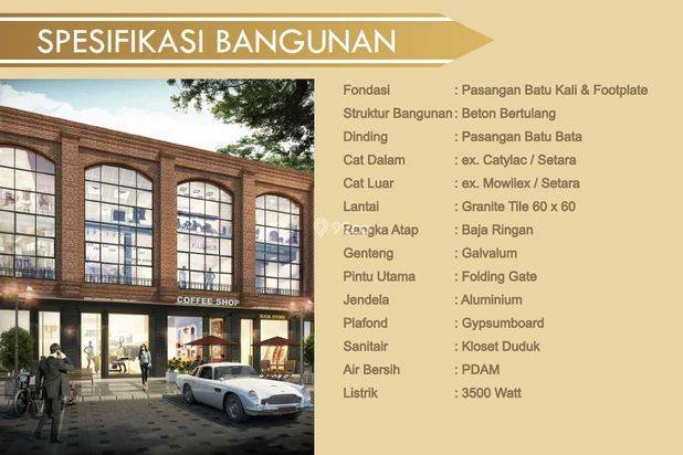 Ruko 3 Lantai Bangunan Baru di JL Kusumanegara Kota Jogja