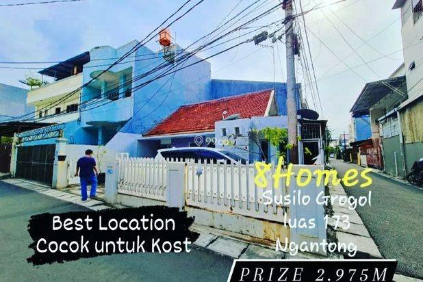 Rumah Hitung Tanah Luas 173 Grogol Ngantong
