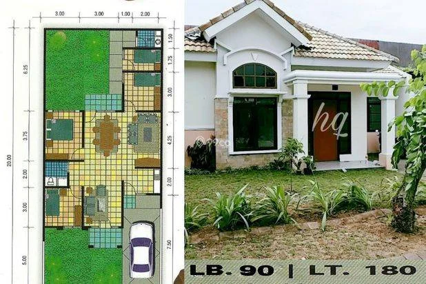 Rumah Tanpa DP Type 90/180 Permata Sidoarjo Regency