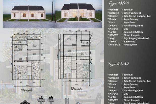 Rumah Minimalis Murah, Harga Subsidi di Perum Komersil