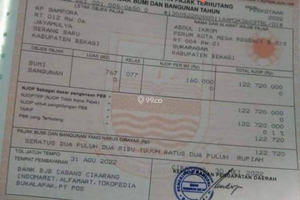 TANAH DARAT SHM DI CIKARANG SELATAN