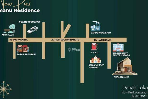 RUMAH MODERN TERCANTIK MURAH TANPA DP DI SEMANU