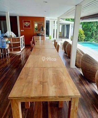 Jual Vila View Sawah Dan Sungai Cantik Full Furnish Di Desa Saba